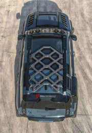 ROOF RACK PLATFORM WITH LIGHT BAR for LAND ROVER DEFENDER L663 2020+  Set includes:  Roof Rack Platform Light Bar