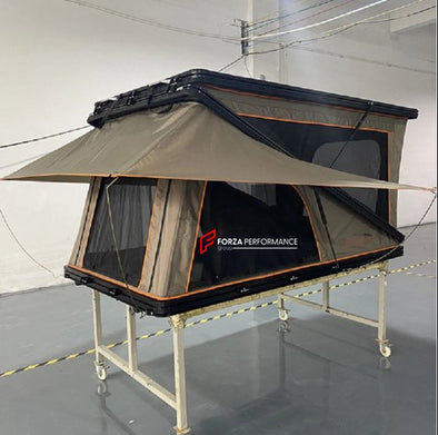 Rooftop camping tent and vehicle mounting kit for mobile camping solutions