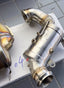 VALVED EXHAUST CATBACK MUFFLER for LOTUS EMIRA 2.0T Set includes: Center Pipes Mufflers with valves Exhaust tips