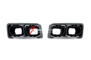 DRY CARBON FIBER WIDE BODY KIT for MERCEDES-BENZ G-CLASS W463A W464 G63 2018+  Set includes:  Hood Turn Lights Trims Engine Cover Side Fenders Exhaust Tips Roof Spoiler Roof LED DRL Bar Spare Tire Cover Side Mirrors