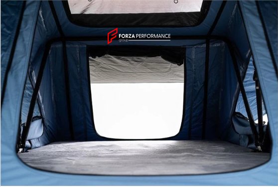 TentCamping tent and mounting for a car.