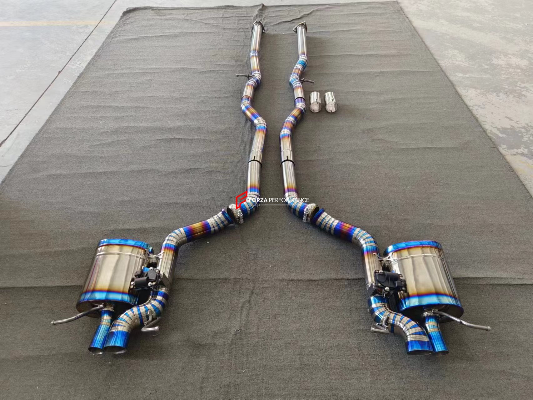 Bentley Continental GT/C/Speed W12 (3G/MSB) - Valved Exhaust + MidPipes (OE Actuators)