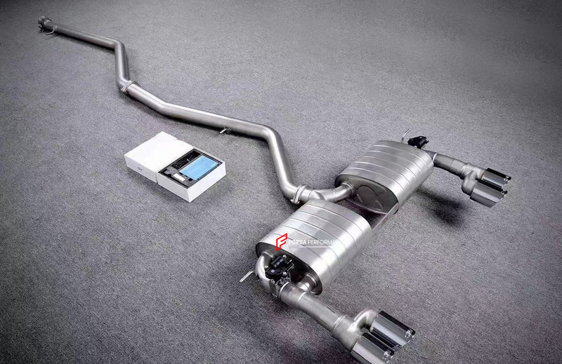 VALVED EXHAUST CATBACK MUFFLER for BMW F85 X5M 4.4 2015 - 2019