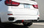 Aggressive sporty sound VALVED EXHAUST CATBACK MUFFLER Center Pipes, Muffler with valves, a Valve control box with remote control, pair of mufflers, muffler, pair of mufflers with valves. Stainless steel and titanium Aftermarket Performance Exhaust System for BMW F85 X5M