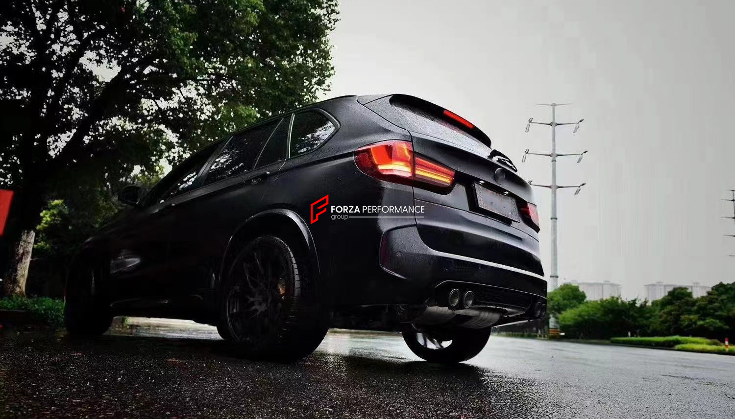 Aggressive sporty sound VALVED EXHAUST CATBACK MUFFLER  Center Pipes, Muffler with valves, a Valve control box with remote control, pair of mufflers, muffler, pair of mufflers with valves.  Stainless steel and titanium Aftermarket Performance Exhaust System for BMW F85 X5M