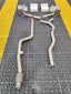 VALVED EXHAUST CATBACK MUFFLER for MERCEDES-BENZ E-CLASS W213 LCI 2.0T 2022 Set includes: Center pipe Muffles with valves Valve control box with remote control (you may also reuse your factory exhaust valve motors Factory exhaust tips must be reused.