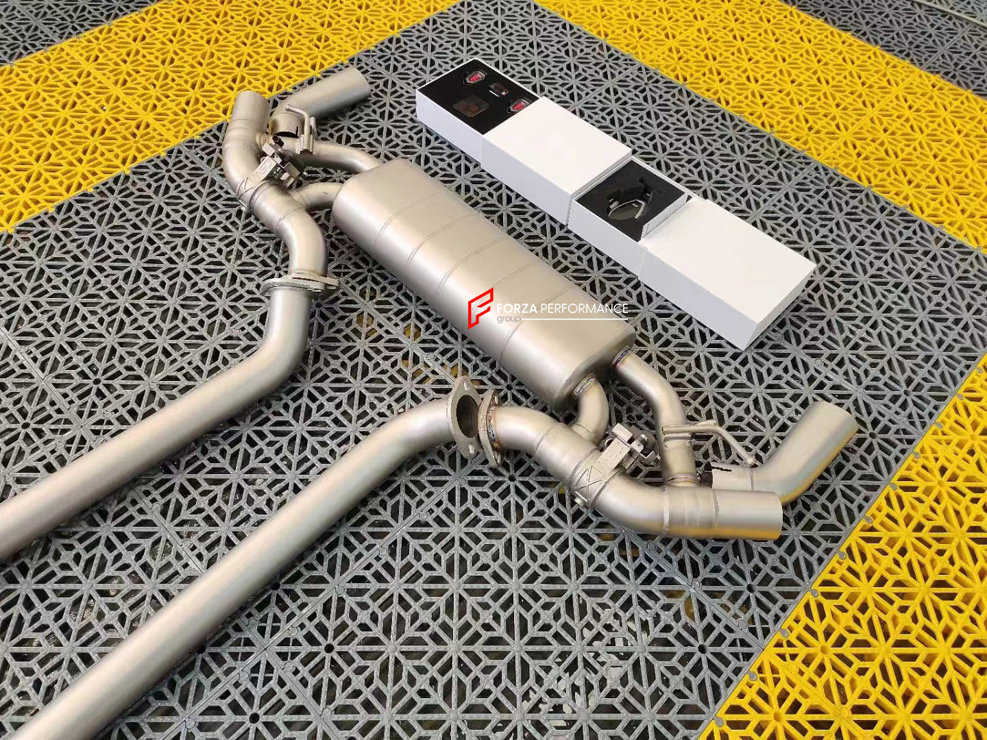 VALVED EXHAUST CATBACK MUFFLER for MERCEDES-BENZ GL500 X166 4.7T 2014  Set includes:  Center Pipes Mufflers with valves Valve control box with remote control (you may also reuse your factory exhaust valve motors) Material: Stainless steel (for an extra cost we can make titanium)  NOTE: Professional installation is required.  CONTACT US FOR PRICING