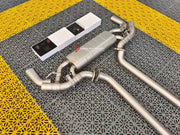 VALVED EXHAUST CATBACK MUFFLER for MERCEDES-BENZ GL500 X166 4.7T 2014  Set includes:  Center Pipes Mufflers with valves Valve control box with remote control (you may also reuse your factory exhaust valve motors) Material: Stainless steel (for an extra cost we can make titanium)  NOTE: Professional installation is required.  CONTACT US FOR PRICING