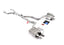 Mercedes Benz AMG W205 C205 C63 2015-2018 (Engine: 4.0T) Aggressive sporty sound VALVED EXHAUST CATBACK MUFFLER Set include: Center pipes Muffles with valves Valve control box with remote control (you may also reuse your factory exhaust valve motors) Factory exhaust tips must be reused Material: Stainless steel