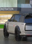 WIDE BODY KIT for LAND ROVER RANGE ROVER L460 2021+ Set includes: Side Fenders Side Skirts Side Air Vents Front Lip Front Grille Front Air Vent Covers Rear Spoiler Roof Spoiler Rear Diffuser