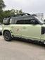 WIDE BODY KIT for LAND ROVER DEFENDER 2021+ Set includes: Front Bumper Rear Bumper Side Fenders Side Skirts Front Grille Roof LED Bar Dry Carbon Hood with Glass Roof Spoiler Side Skirts