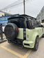 WIDE BODY KIT for LAND ROVER DEFENDER 2021+ Set includes: Front Bumper Rear Bumper Side Fenders Side Skirts Front Grille Roof LED Bar Dry Carbon Hood with Glass Roof Spoiler Side Skirts