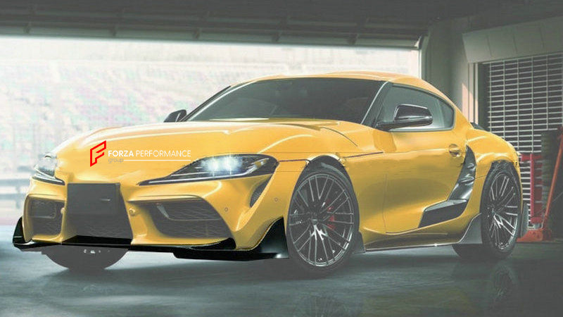 CARBON FRONT LIP for TOYOTA SUPRA A90 2019+