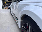 WIDE BODY KIT for AUDI Q7 4M FACELIFT 2019 - 2024  Set includes:  Front Lip Inserts Side Skirts Side Fenders Rear Spoiler