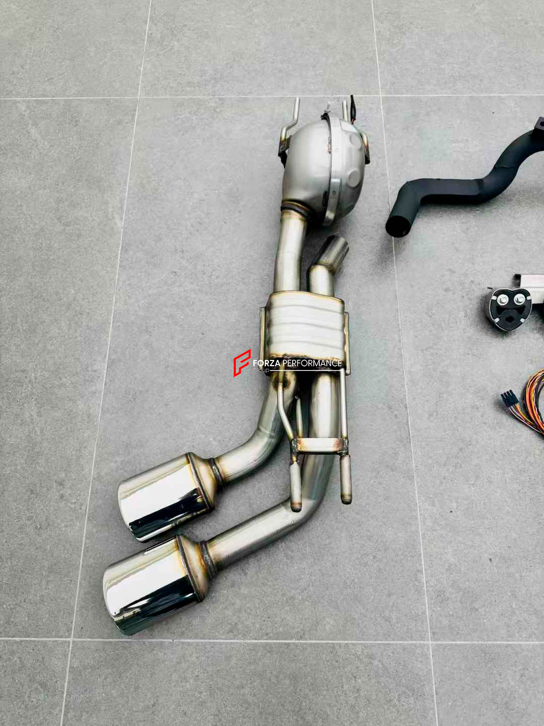 ACTIVE EXHAUST SYSTEM for MERCEDES BENZ G CLASS G450D W465 2024+
Set includes:
Exhaust Mufflers with Tips
Active Sound Muffler
Control Unit
Features:
Fits only diesel models (G450D 2.9L W465)
Active sound system works through a mobile application
Material: Stainless steel
NOTE: Professional installation of system and electrician is required
Why “Contact Us for Pricing”?
We don’t display fixed prices because our goal is to offer you the most competitive deal possible. Product costs often decrease ove