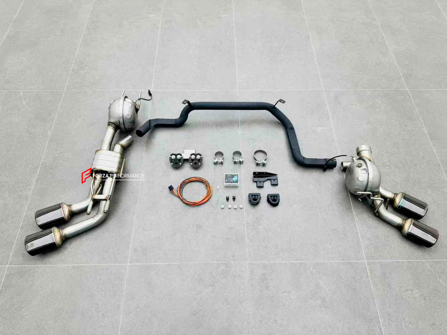 ACTIVE EXHAUST SYSTEM for MERCEDES BENZ G CLASS G450D W465 2024+
Set includes:
Exhaust Mufflers with Tips
Active Sound Muffler
Control Unit
Features:
Fits only diesel models (G450D 2.9L W465)
Active sound system works through a mobile application
Material: Stainless steel
NOTE: Professional installation of system and electrician is required
Why “Contact Us for Pricing”?
We don’t display fixed prices because our goal is to offer you the most competitive deal possible. Product costs often decrease ove