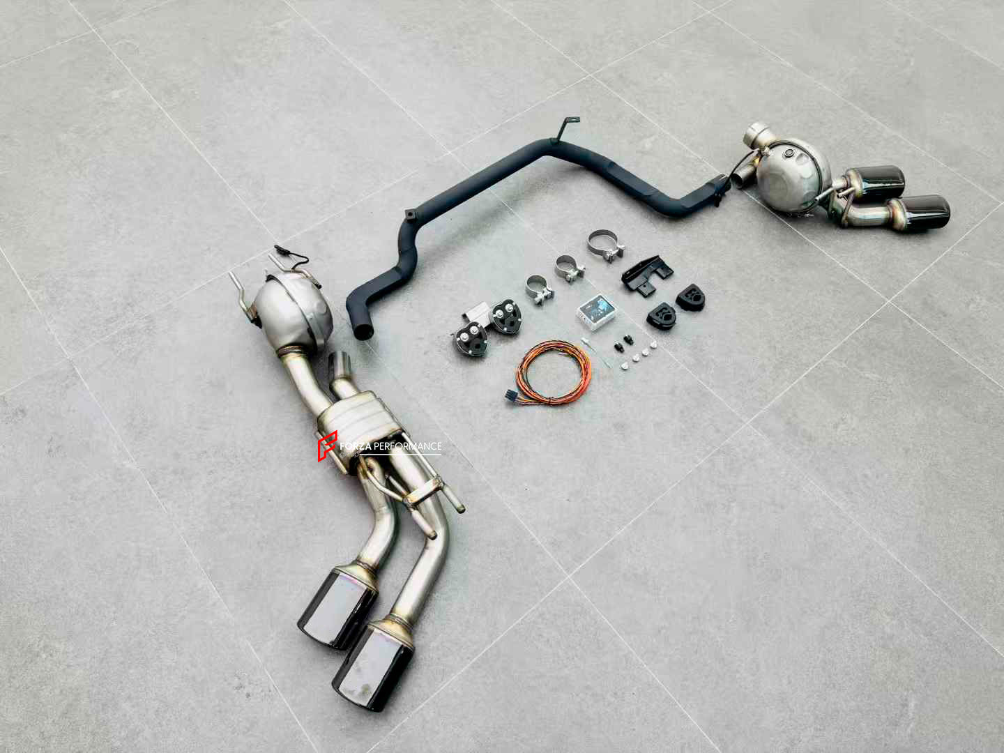 ACTIVE EXHAUST SYSTEM for MERCEDES BENZ G CLASS G450D W465 2024+
Set includes:
Exhaust Mufflers with Tips
Active Sound Muffler
Control Unit
Features:
Fits only diesel models (G450D 2.9L W465)
Active sound system works through a mobile application
Material: Stainless steel
NOTE: Professional installation of system and electrician is required
Why “Contact Us for Pricing”?
We don’t display fixed prices because our goal is to offer you the most competitive deal possible. Product costs often decrease ove