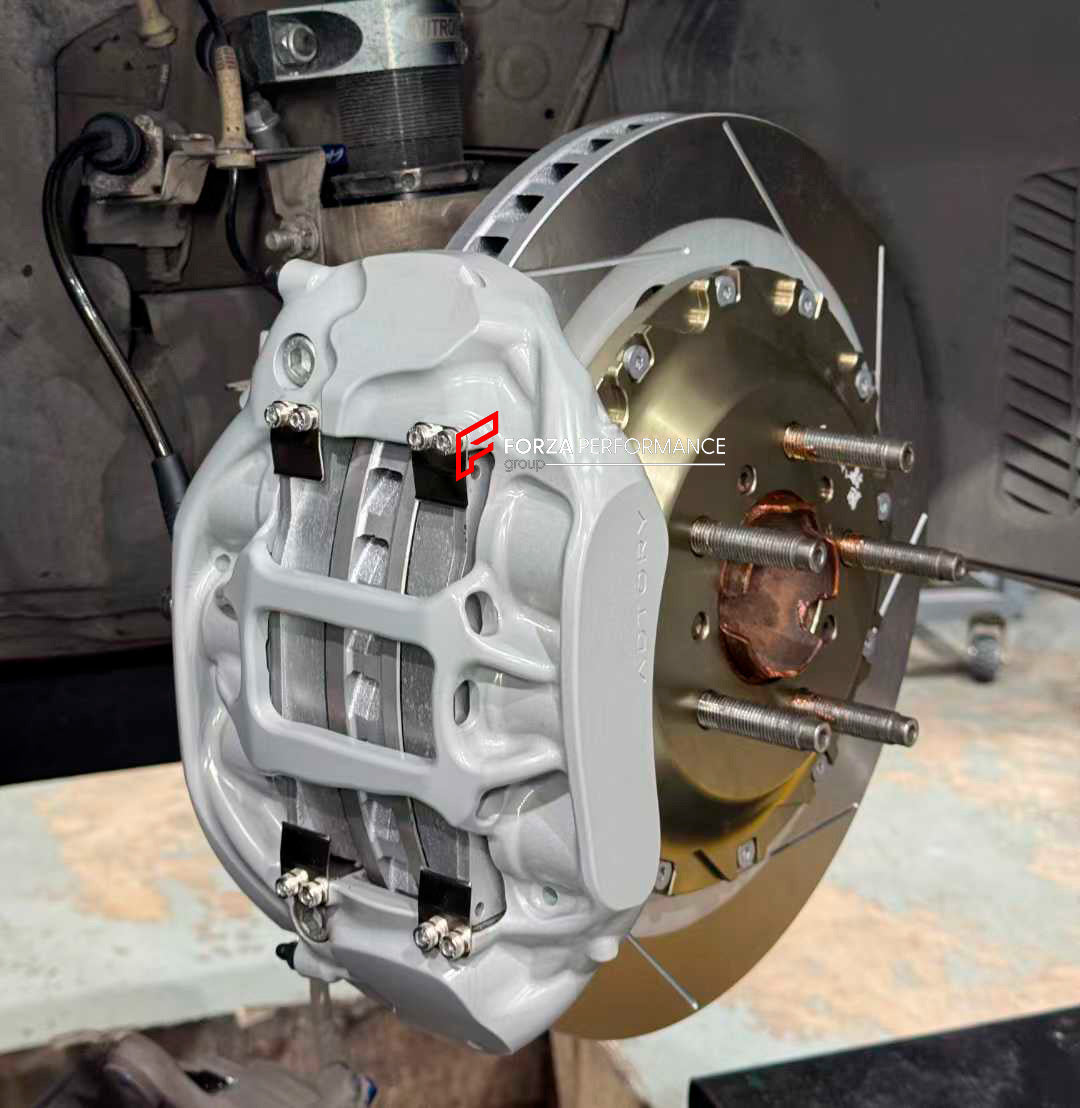 ADTORY X FORZA PERFORMANCE RACE BIG BRAKE KIT BBK for BMW M2 F87 LCI 2015 - 2021
ADTORY Brake Kits are engineered as bolt on upgrades that work with the factory master cylinder and ABS, delivering stronger, more repeatable stops with the pedal feel you want. Whether you cruise the city, carve canyons, or chase lap times.
Highlights
Track-ready, heat-resistant components.
Jewel-like caliper finish is incredibly durable and easy to clean
Pistons are calibrated to integrate smoothly with the Factory OEM mas