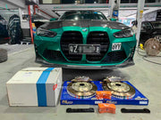 ADTORY X FORZA PERFORMANCE RACE BIG BRAKE KIT BBK for BMW M3 G80 2020+
ADTORY Brake Kits are engineered as bolt on upgrades that work with the factory master cylinder and ABS, delivering stronger, more repeatable stops with the pedal feel you want. Whether you cruise the city, carve canyons, or chase lap times.
Highlights
Track-ready, heat-resistant components.
Jewel-like caliper finish is incredibly durable and easy to clean
Pistons are calibrated to integrate smoothly with the Factory OEM master cylind