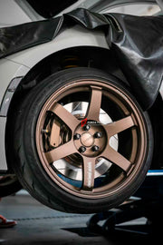 ADTORY X FORZA PERFORMANCE RACE BIG BRAKE KIT BBK for TOYOTA GR86 ZN8 ZD8 2021+
ADTORY Brake Kits are engineered as bolt on upgrades that work with the factory master cylinder and ABS, delivering stronger, more repeatable stops with the pedal feel you want. Whether you cruise the city, carve canyons, or chase lap times.
Highlights
Track-ready, heat-resistant components.
Jewel-like caliper finish is incredibly durable and easy to clean
Pistons are calibrated to integrate smoothly with the Factory OEM mast