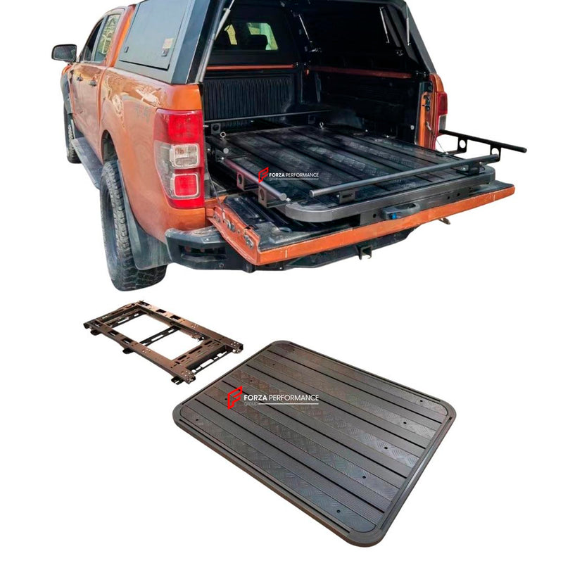 ALUMINIUM PICKUP BED SLIDING TRAY for DODGE RAM 1500 FORD F-150 JEEP GLADIATOR