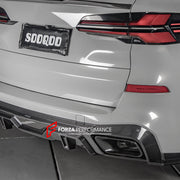 AUTHENTIC SOOQOO CARBON EXHAUST TIPS for BMW X5 G05 2019+
Set includes:
Exhaust Tips
Material: Carbon
Note: Professional installation is required