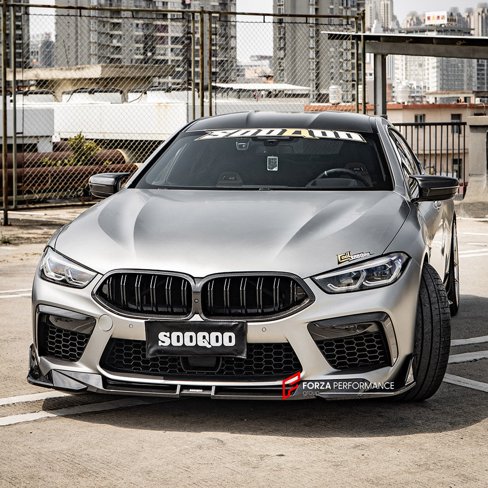 AUTHENTIC SOOQOO CARBON FRONT LIP for BMW M8 F91 F92 F93 2019+