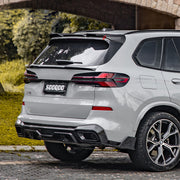 AUTHENTIC SOOQOO CARBON ROOF SPOILER for BMW X5 G05 2019+
Set includes:
Roof Spoiler
Material: Prepreg Carbon
Note: Professional installation is required
