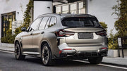 AUTHENTIC SOOQOO DRY CARBON BODY KIT FOR BMW X3 G01 LCI 2021+ iX-3 G08 2022+
Set includes:
Front Lip
Front Grille
Front Lights
Side Air Vent
Side Skirts
Charging Cover (for BMW iX-3)
Mirror Covers
Rear Diffuser
Rear Canards
Rear Roof Spoiler
Rear Middle Spoiler
Material: Dry Carbon
NOTE: Professional installation is required
Payment ►
Visa
Mastercard
PayPal with a credit card (add 4.4% at checkout)
Payoneer
Cryptocurrency
Shipment ►
By express DHL/UPS/TNT/FedEx
To the local international airport
Sp