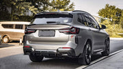 AUTHENTIC SOOQOO DRY CARBON BODY KIT FOR BMW X3 G01 LCI 2021+ iX-3 G08 2022+
Set includes:
Front Lip
Front Grille
Front Lights
Side Air Vent
Side Skirts
Charging Cover (for BMW iX-3)
Mirror Covers
Rear Diffuser
Rear Canards
Rear Roof Spoiler
Rear Middle Spoiler
Material: Dry Carbon
NOTE: Professional installation is required
Payment ►
Visa
Mastercard
PayPal with a credit card (add 4.4% at checkout)
Payoneer
Cryptocurrency
Shipment ►
By express DHL/UPS/TNT/FedEx
To the local international airport
Sp