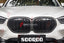 AUTHENTIC SOOQOO DRY CARBON DUAL SLAT FRONT GRILLE for BMW X1 F48 F49 2016 - 2019 Forza Performance custom fit buy OEM Style