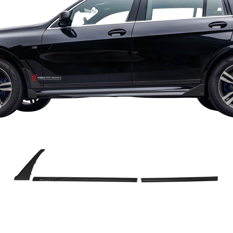 AUTHENTIC SOOQOO DRY CARBON FIBER SIDE DOOR TRIMS for BMW X7 G07 2019+