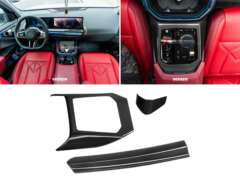 AUTHENTIC SOOQOO DRY CARBON INTERIOR TRIM SET 3 PCS for BMW X3 G45 2025+