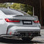 AUTHENTIC SOOQOO DRY CARBON REAR DIFFUSER for BMW M3 G80 G81 2020+ M4 G82 G83 G8X 2021+
Set includes:
Rear Diffuser
Material: Prepreg Carbon
Note: Professional installation is required.