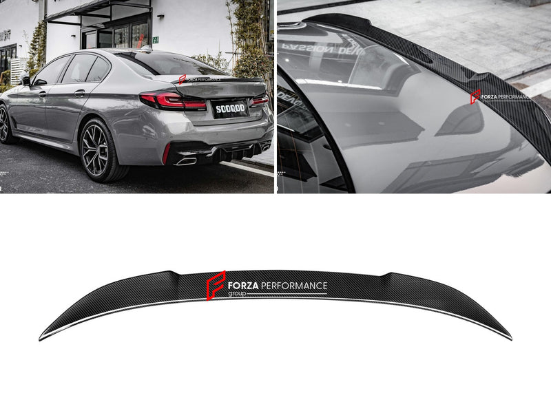 AUTHENTIC SOOQOO DRY CARBON REAR SPOILER for BMW M5 F90 2017 - 2023