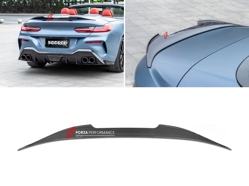 AUTHENTIC SOOQOO DRY CARBON REAR SPOILER for BMW M8 F91 2021+