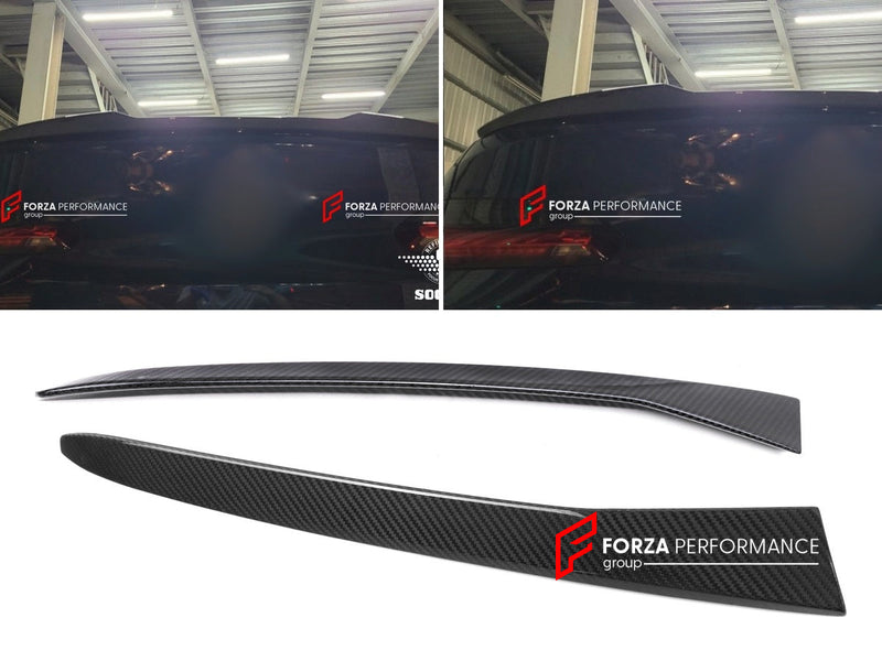 AUTHENTIC SOOQOO DRY CARBON REAR WINDOW INSERTS for BMW X4M F98 2019+