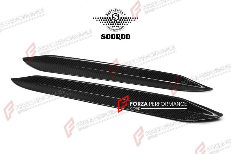 AUTHENTIC SOOQOO DRY CARBON REAR WINDOW INSERTS for BMW X6 G06 X6M F96 LCI 2023+