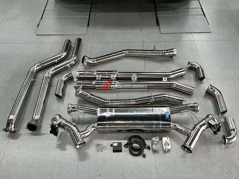 TITANIUM EXHAUST CATBACK MUFFLER for BMW X7 G07 M60i 4.4T 2024