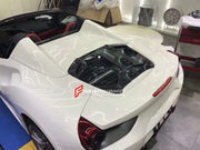 TRANSPARENT ENGINE COVER for FERRARI 488 SPIDER 2016 - 2020  Set includes:  Engine Cover