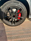 Forza Performance Group offers various types of big brake kits, all types of aftermarket brake calipers, as well as genuine original brands of all types, such as AP Racing, Brembo, Akebono, AMG, M Performance, Audi, Porsche, Lamborghini, Toyota TRD, etc.
In the photos above you can see an installed Forza Performance Group set of large front brakes for the MERCEDES-BENZ GLE 53 AMG X167 FACELIFT 2023 with 410 mm / 380 mm brake discs.
Current set includes:
2x Authentic AP Racing CP9571 6 Pot Front Brak