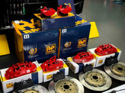 BIG BRAKE KIT BBK for ZEEKR 009 2022+
Forza Performance Group offers various types of big brake kits, all types of aftermarket brake calipers, as well as genuine original brands of all types, such as AP Racing, Brembo, Akebono, AMG, M Performance, Audi, Porsche, Lamborghini, Toyota TRD, etc.
Current set includes:
2x Authentic AP Racing CP9560 6 Pot Front Brake Calipers
2x Authentic AP Racing CP9542 4 pot Rear Brake Calipers
2x Electric Parking Brake
2x Front Brake Discs 390 mm
2x Rear Brake Discs 380 m