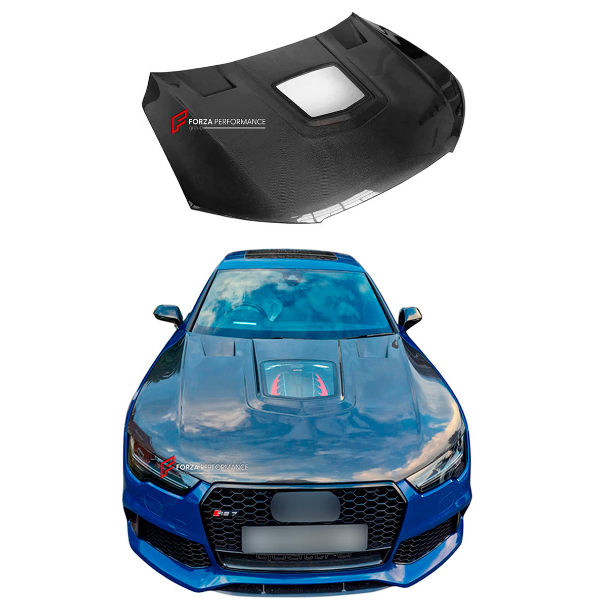 ‼️くろすけ‼️Essentiel 2012とAlexandre Bonnet AUTHENTIC DARWINPRO HOOD BONNET for AUDI A7 C8 4G8 | S7 4G8 | RS7 4G F
