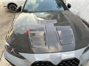 CARBON FRONT FENDERS WITH VENTS CARBON HOOD FOR BMW 4-SERIES G26