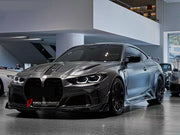 WIDE CARBON BODY KIT for BMW M4 G82/G83 2021+  Set includes:  Front Bumper Wide Fenders Side Skirts Rear Bumper Exhaust Tips