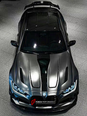 WIDE CARBON BODY KIT for BMW M4 G82/G83 2021+  Set includes:  Front Bumper Wide Fenders Side Skirts Rear Bumper Exhaust Tips