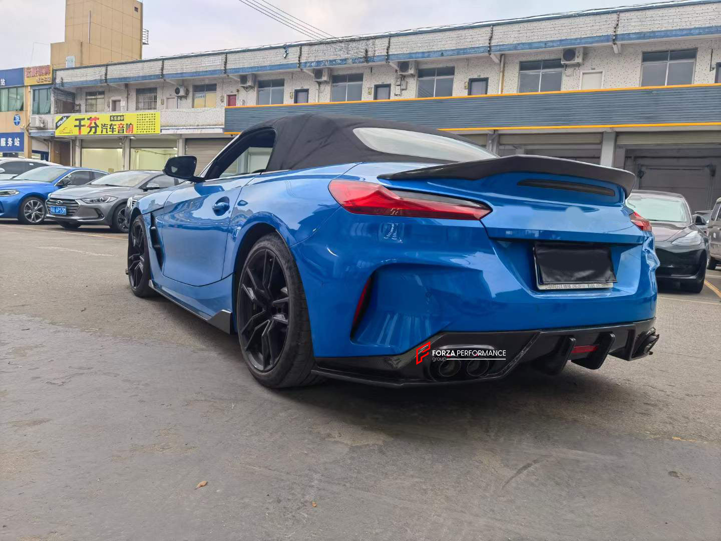 CARBON BODY KIT for BMW Z4 G29 2018 - 2022  Set includes:  Front Lip Side Skirts Rear Spoiler Rear Diffuser