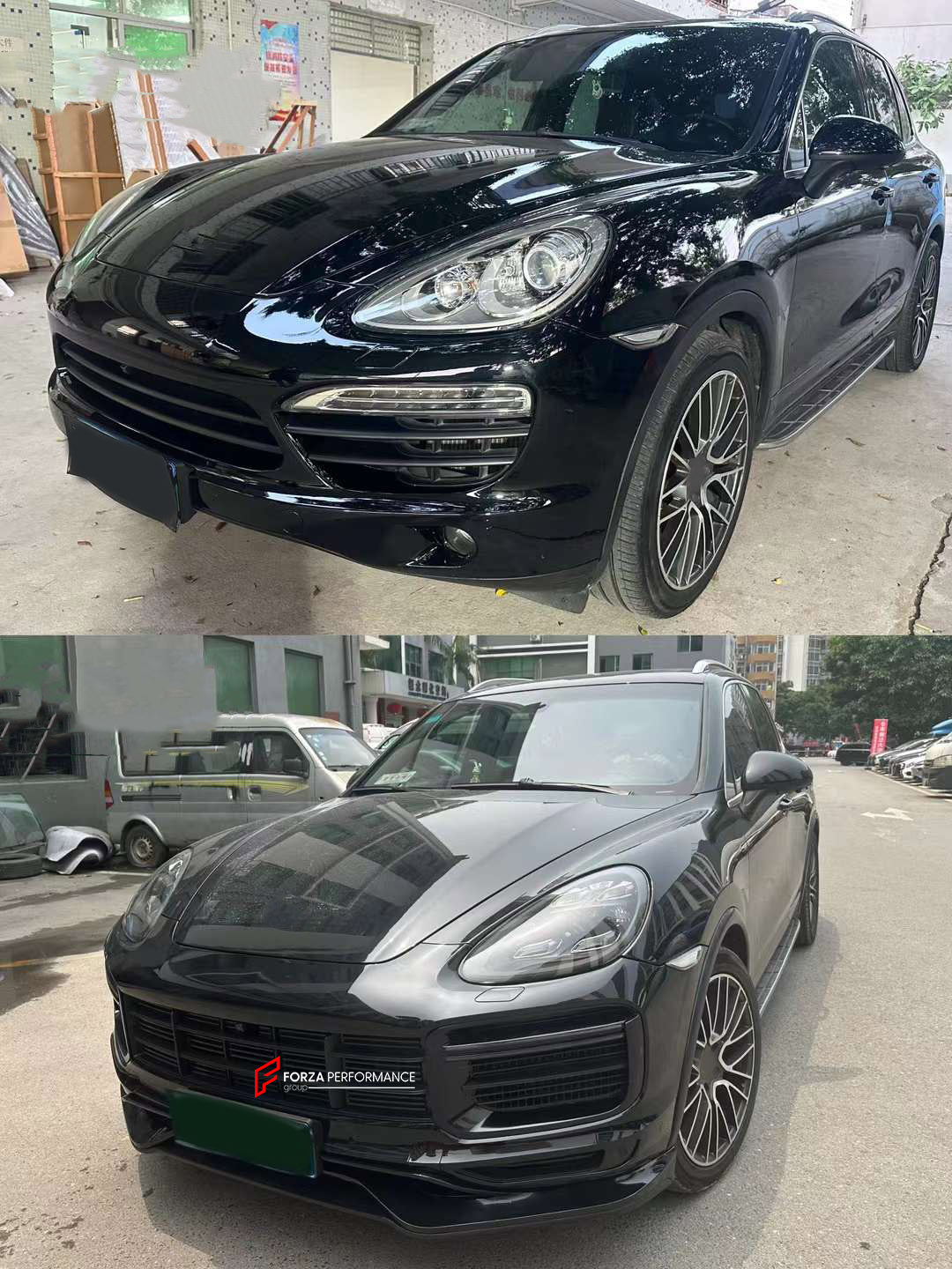 Body Kit and Tail Lights for Porsche Cayenne 2011-2014 958.1 Upgrade 2018+ 9Y0