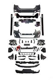 BODY KIT for BMW 5 SERIES G60 2023+ UPGRADE to M SPORT
Set includes:
Front Bumper
Front Grille
Side Skirts
Rear Bumper
Rear Diffuser
Material: Plastic
Note: Professional installation is required.
CONTACT US FOR PRICING
Payment ►
Visa
Mastercard
PayPal with a credit card (add 4.4% at checkout)
Payoneer
Cryptocurrency
Shipment ►
By express DHL/UPS/TNT/FedEx
To the local international airport
Special line by air
Special line by the sea
To Europe and the UK by train
Please let us know which shipping o