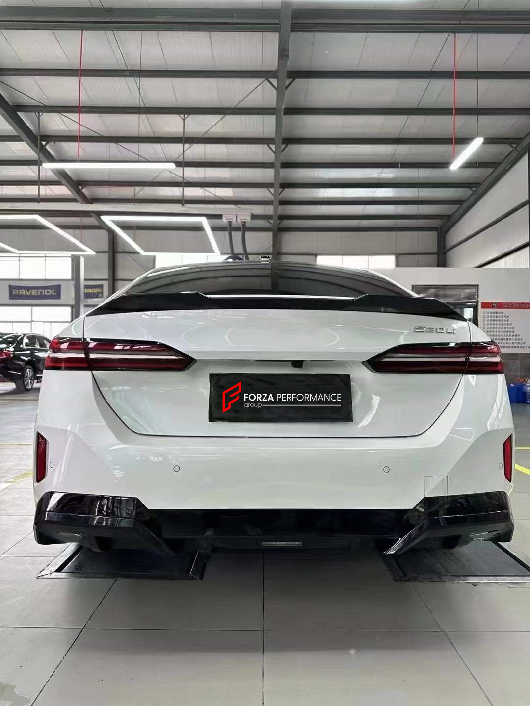 BODY KIT for BMW 5 SERIES G60 2023+  Set includes:   Front Lip Front Canards Rear Spoiler Rear Diffuser